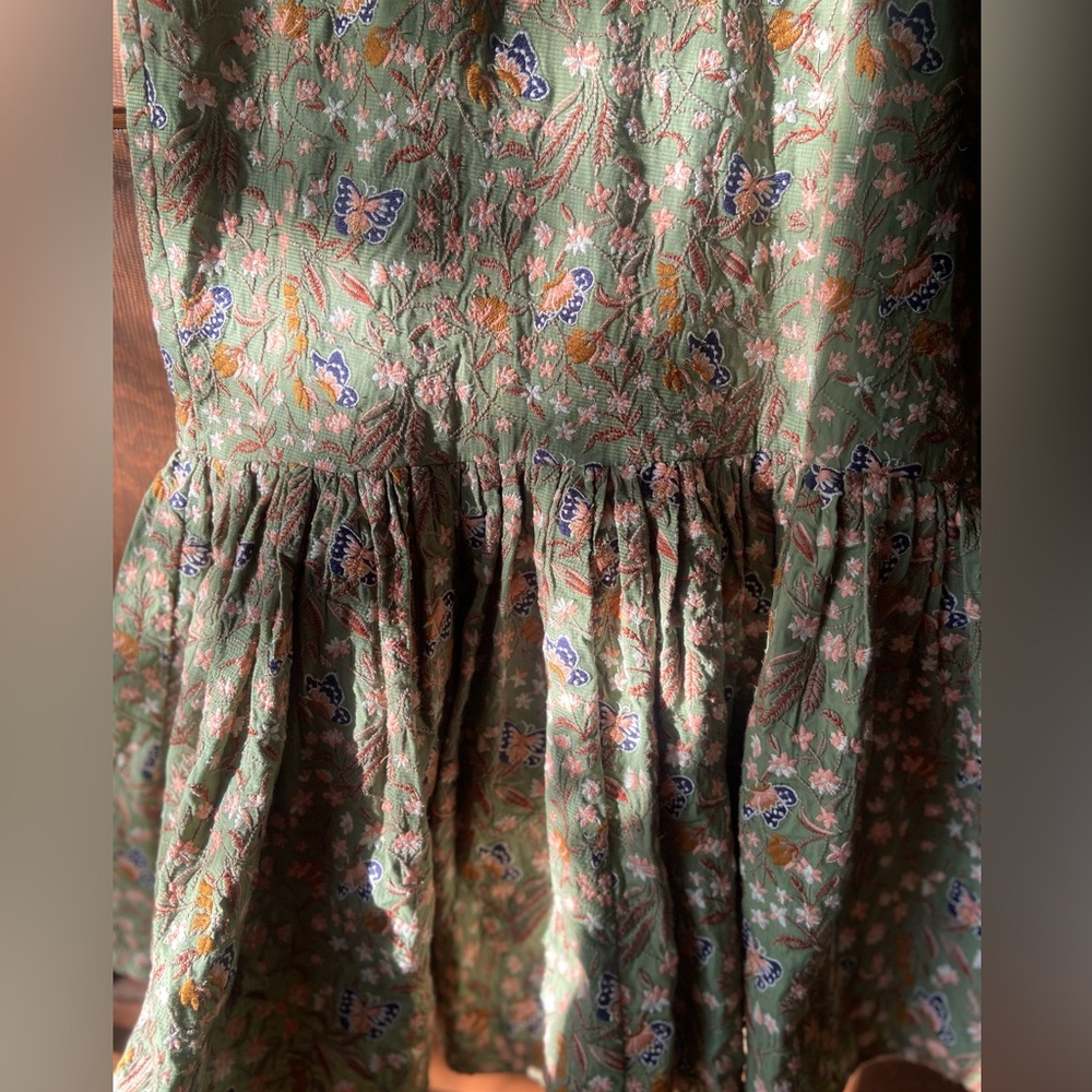 EDDY LAUREN FLUTED FULLY EMBROIDERED PEPLUM SKIRT. SIZE 2. GORGEOUS! - Picture 16 of 16